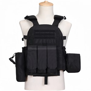 [Hot Item] Security Guard Forces Safety Wear Vests Armor Personal Defense Protection Tactical Vest