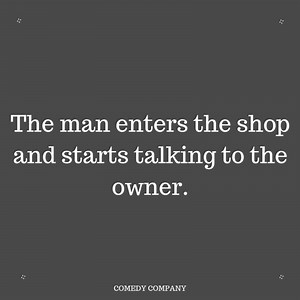 186K views · 1.3K reactions | THE MAN ENTERS THE SHOP AND STARTS TAKING TO THE OWNER. | Comedy Company | Facebook