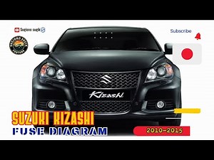 SUZUKI KIZASHI FUSE DIAGRAM || 2010-2015
