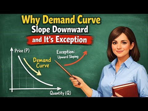Why demand curve slope downward and it's exception#ugcnetcommerce #businesseconomics
