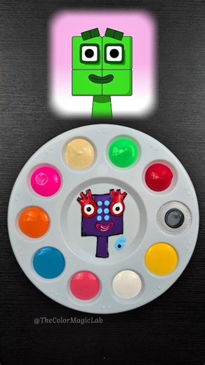 Sprunki OC Color Mixing 👀 Six - 6 | Numberblocks 6️⃣ #sprunki #numberblocks #colormixing