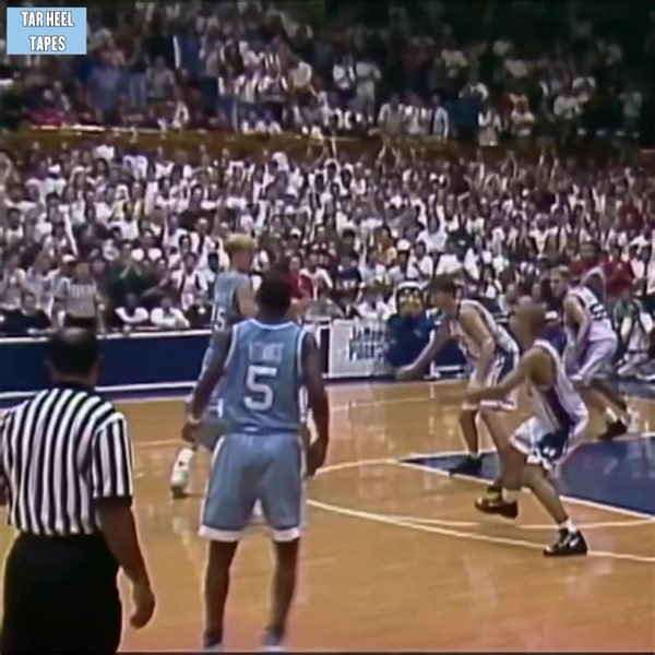 29 Years Ago Today: #2 UNC beat Duke, 102-100, in a double overtime classic. #TarHeelNation #GoHeels | tarheeltapes