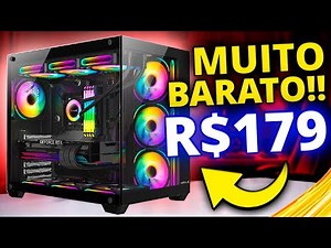 TOP 5 Melhores GABINETES GAMER CUSTO BENEFÍCIO E BARATOS Com Fans 2024 (ATUALIZADO E COMPLETO)