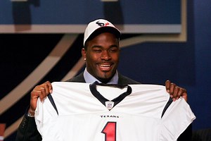 Why did the Texans pick Mario Williams over Reggie Bush in 2006 NFL the draft?