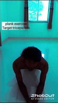 "Plank v/s push-ups workout | at home|