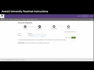 Averett University TouchNet Instructions