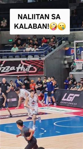 Robert Upshaw III gesture after umiskor!😝 Blackwater VS Meralco #pba50