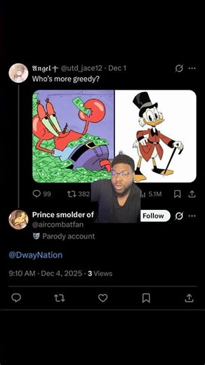 Who Is More Greedy? Scrooge Or Mr Krabs #shorts #meme