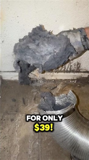 Dryer Vent Cleaning for only $39?! 😱