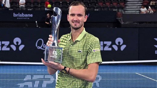 Daniil Medvedev wins Brisbane crown for perfect start to 2026 | ATP Tour | Tennis