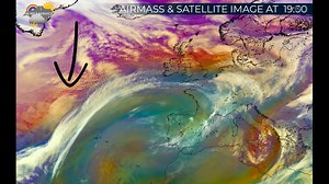 The latest airmass and cloud view of Fridays storm system followed by the latest infrared satellite and radar view. | IW Met Service - The Isle of Wight Weather Service