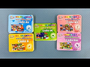 Bilingual flashcards about national flags and capitals of countries around the world