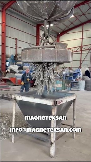 Industrial Scrap Electromagnet | Powerful Hydraulic Magnet for Metal Recycling