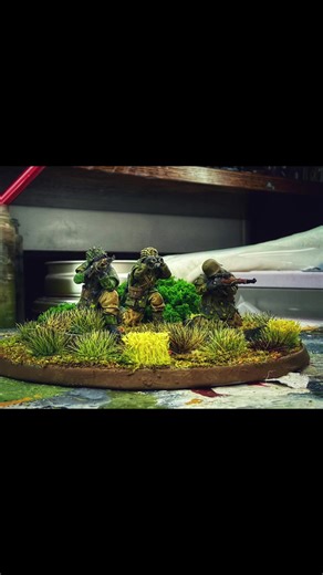 WW2 German Snipers with Spotter. #ww2 #tabletopgames #paintingminiatures #boltactionminiatures