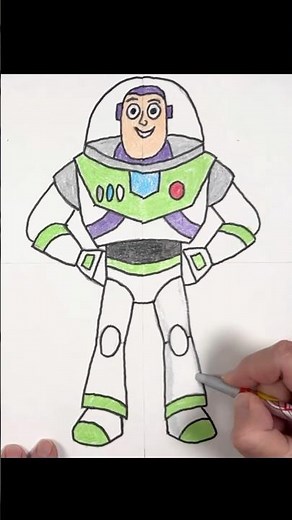 How to Draw Buzz Lightyear