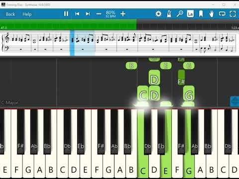 Evening Rise with sheet music