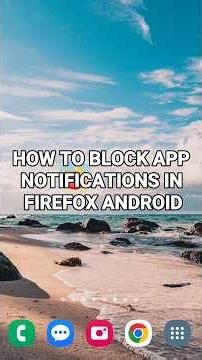 How To Block App Notifications in Mozilla Firefox Android #firefox #firefoxbrowser #tutorial