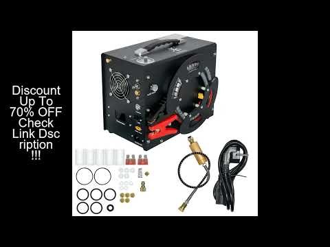 TUXING TXES062 4500Psi 300Bar 12V PCP Air Compressor Portable High Pressure Air Compressor Auto-stop