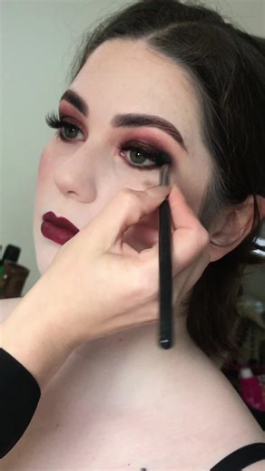 Dark Bridal Glam for Pale Skin: Makeup Inspiration