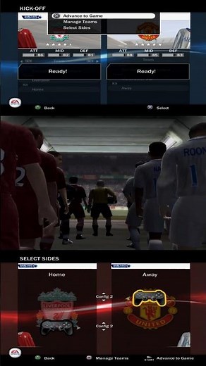 FIFA Soccer 09 - Liverpool vs Manchester United | PS2 (PlayStation 2) #shorts #liverpool #mu