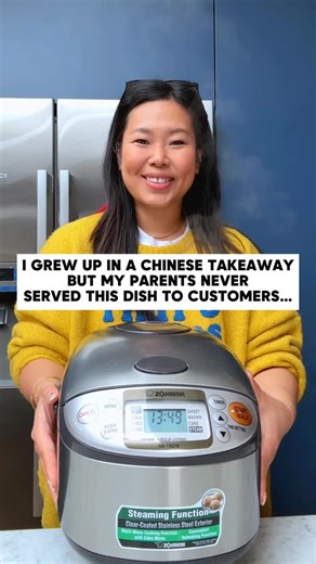 Shu Lin 🌞 Food•Travel•London on Instagram: "Save this easy one pot rice cooker recipe ⤵️ I grew up in a Chinese takeaway in England but my parents never served this dish to customers. Our menu catered towards British Chinese takeaway food but our parents made us traditional Cantonese classics upstairs and this was an easy and delicious one to put together while they were working. This time, I’m making salt baked chicken entirely in a rice cooker 電飯煲鹽焗雞 — a very simplified twist of the Hakka cla