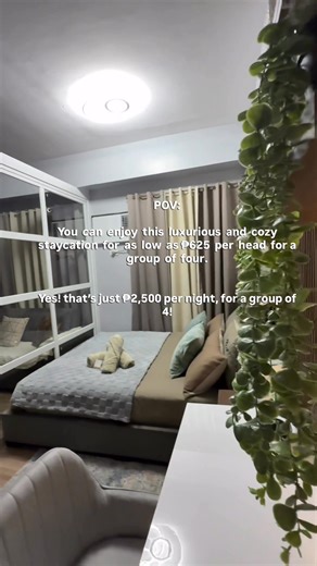 🆕 Available AIRBNB UNIT Staycation in Marilao, Bulacan 🆕 🌿 Sissies Haven Suites 📍 Cheer Residences (Beside SM City Marilao) Your cozy, stylish stay — perfect for staycations and WFH ✨ INCLUSIONS: ✨ High-speed Wi-Fi (100 Mbps) 🛜 ✨ Smart TV with Netflix 📺 ✨ Board games & Karaoke ♟️ ✨ Microwave oven 🍛 ✨ Refrigerator 🧊 ✨ Induction stove 👨‍🍳 ✨ Rice cooker 🍚 ✨ Complete kitchen utensils, dining wares & cutleries 🥄 ✨ Electric kettle ☕ ✨ Fresh towels and toiletries 🫧 ✨ Queen-size bed 🛌 ✨ So