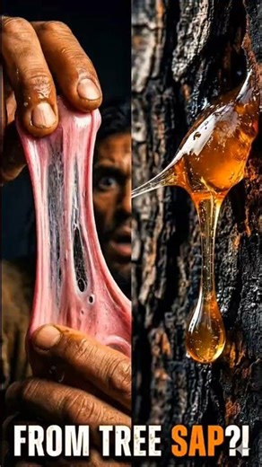 “Chewing Gum Was Originally Tree Sap!”