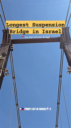 3.4K views · 127 reactions | A new tourist attraction in Jerusalem – the longest suspension bridge in Israel was opened in the capital and connects Ben Hinnom Gorge to Mount Zion and stretches 202 meters. #pinoylifeinisrael #Israel #holyland #Jerusalem | Pinoy Life in Israel | Facebook