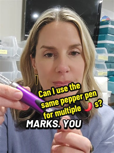 FAQ: Can I use the same pepper pen for multiple peps? We love using one pen per pepper. If you need to start with one for your MVP, then add to your collection as you move forward in your pepper research journey! #biohacking #pepperpen #ShotLog #peptidetok #peptidetherapy