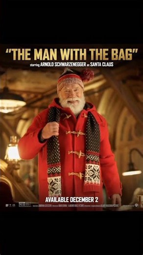 The Man with the Bag arrives December 2 🎅🎬🔥 Starring Arnold Schwarzenegger as Santa Claus, this..
