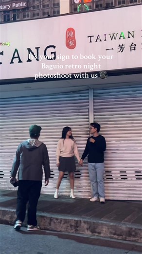 Baguio Retro Night Photoshoot Experience