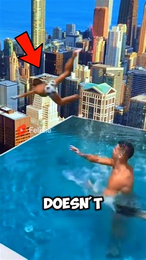 What Happens If You Fall From an Infinity Pool? You Have to See This! 🏊‍♂️😱