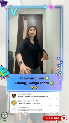 Inimah bukan menjiwai,tetapi emang jiwanya zahra😭🤣🤣 #dacademy #indosiar #viral #feedshorts #zahrada7