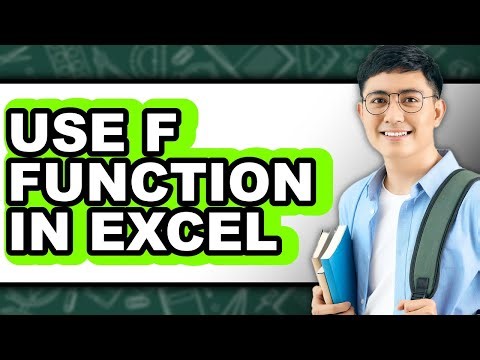 How to Use F Function in Excel (easy Method)