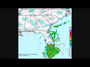 Hurricane Irma - Southeastern US radar loop HD