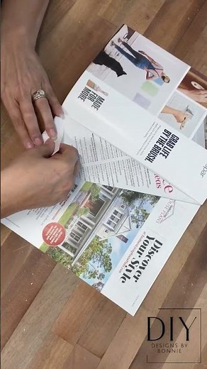 Grab a magazine and let’s make a folded Christmas tree #craftideas #magazine #christmascrafts