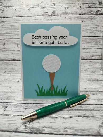Funny Golf Birthday Card: Sarcastic Golf Ball Design for the Golfer - Etsy
