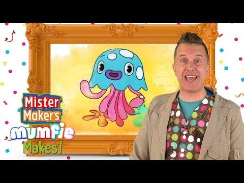 Mister Maker's Mumfie Makes! Jellybean Splat Painting | Can you guess?