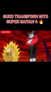 Guko Transform into Super Saiyan 4 🔥 #dragonball #animemovie #StarsEverywhere #anime #animelover #dragonballsuper | Anime Movie