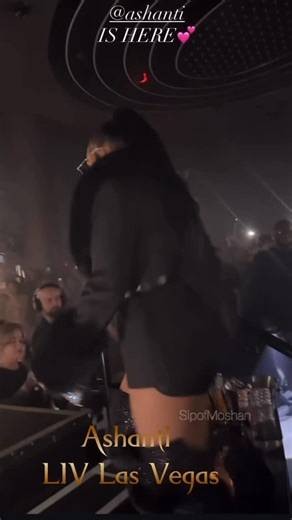 Ashanti & Nelly Together on Instagram: "Ashanti shut it ALL the way down at LIV Nightclub in Vegas 🔥 Hit the stage and did her thang . @ashanti @livlv #ashanti #livnightclub #vegasnights #mshaynes #lasvegas"