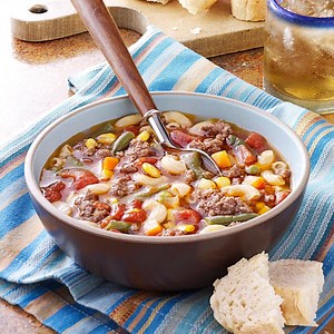 Hamburger Macaroni Soup