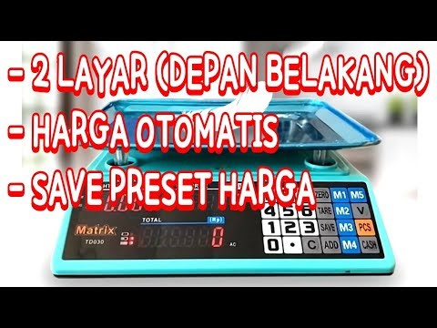 UNBOX TIMBANGAN DIGITAL MATRIX TD-30 MAX 40 KG | REVIEW YES
