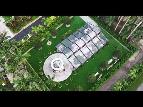 30x60 Cathedral Clear Tent Setup | Luxury Event Tent