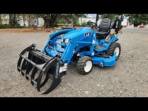 Ls Tractor Grapple and 3rd Function Review - MT122 MT125