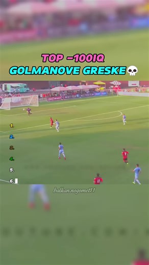 Top -100IQ golmanove greške 😂💀 #nogomet #balkan #hrvatska #srbija #bosna