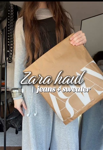 Mini Zara Sale Haul Featuring Vintage Jeans and Sweater