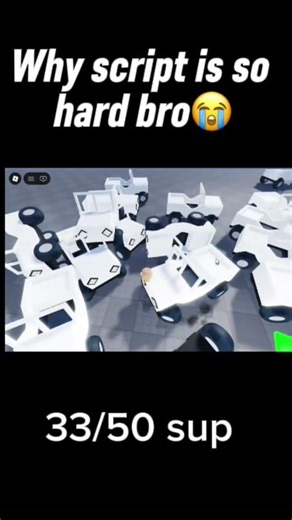 Why script is so hard bro😭 #roblox #scripting #developer #bug