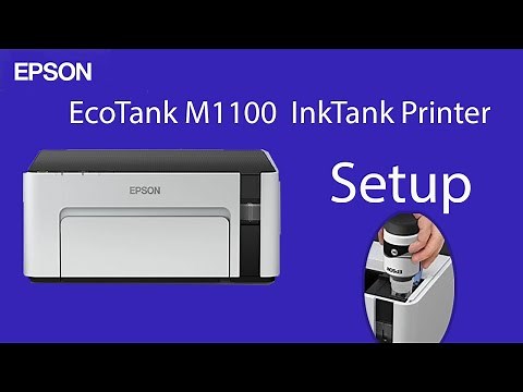 how to install epson m1100 printer
