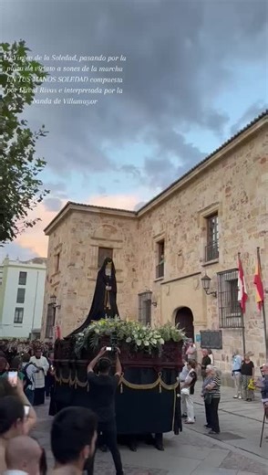 La Virgen de la Soledad en la Semana Santa de Zamora