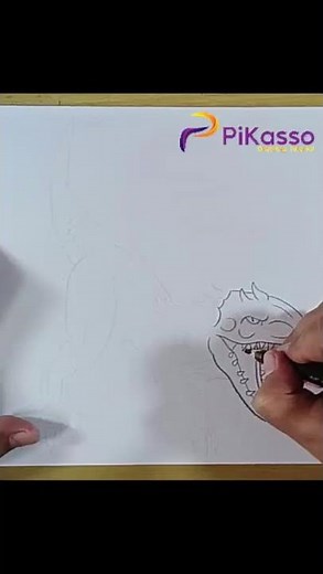 How to Draw a Indominus Rex Easy in Less Than One Minutes